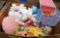 Baby dolls, teacup set, vintage puzzles & games