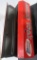 silver mountain toy train,  child's metal tool box