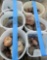 6 ice cream buckets of rocks