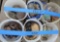 6 ice cream buckets of rocks