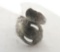 Sterling silver spoon ring