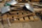 shovels, rake, yard tools