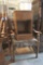 wild life senary chair, wood night stand