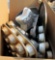 e3 boxes of cake pans, cupcake tins, baking goods