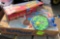 children's games, skis, hockey, tennis rackets