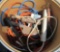 barrel of extension cords hose connector