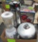 pasta pro, blender, storage jar, pot, coffee pot