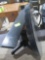 black wooden table