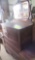 wooden dresser w- mirror