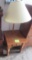 end table w- attached lamp
