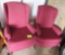 pair of red chairs
