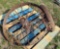 2 old steel wheels