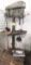 drill press w- bits and chuck