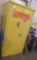 flammables cabinet w- wheel cart