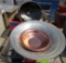 knifes, pans, pot, misc