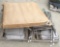 8 folding chairs alum-lite table