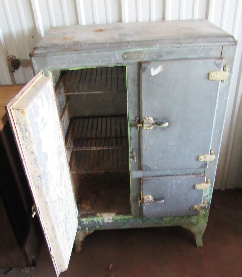 antique ice chest