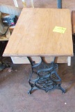 2 sewing machine stands