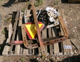 hitches, tractor seat, slow sign