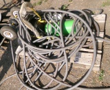 hoses, seed spreader, hand sprayer