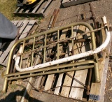 bed frame, metal head boards