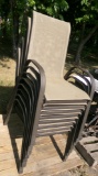 8 patio chairs