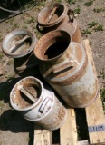 milk cans