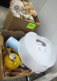 cut glassware, canning supplies, cookware