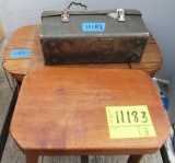 stool ,tool box, picnic basket