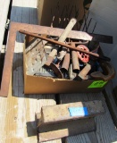 railroad metal, misc tools