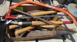 saws, knifes, loppers