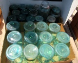2 boxes of jars
