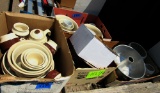 bowl set, cups, cake tins, silver bowl, west bend cups