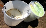 plastic barrels