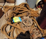 rope, pulleys