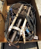 ropes, pulleys, bungy cords, trap