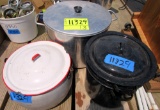 3 canning pots
