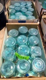 blue canning jars w- jar lids
