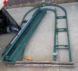 metal archway, garden