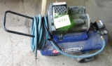 air compressor and hose