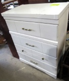 dresser, 2 book shelves, rocking chair, magazine holder