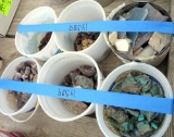 6 ice cream buckets of rocks