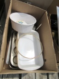 vegetable cutter, ceramic basket, pots