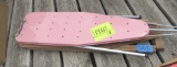 child's ironing boards, one metal, one iron