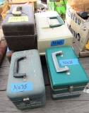 fish spotters/finders, locator, 3 tackle boxes