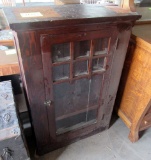 31r12.5r45in wood cabinet glass w-  front door