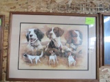 larry chandler 1994, dog print picture