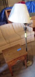 lamp, in table