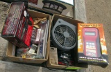 soldering gun, small fan, max microtuner, car battery, misc bits, etc.