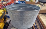 tin buckets, cleaning brooms